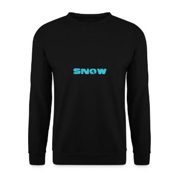 Skieur neige | Ski Skieur Cadeaux Après-Ski - Sweat-shirt Unisexe - noir - Devant - Alina (178cm) & Michal (187cm)