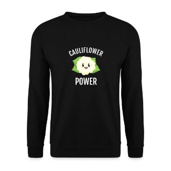 Puissance de chou-fleur - Sweat-shirt Unisexe - noir - Devant - Alina (178cm) & Michal (187cm)