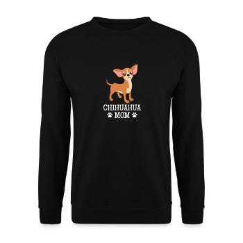 Chihuahua Mom pour les femmes propriétaires de chiens - Sweat-shirt Unisexe - noir - Devant - Alina (178cm) & Michal (187cm)