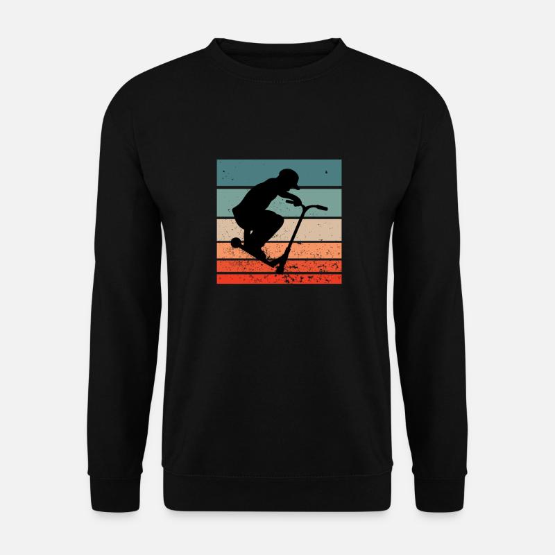 Scooter Roller Skater Tricks - Unisex Sweatshirt - black