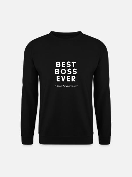 Bester Boss Ever Manager Boss CEO Geschenk Lady Male - Unisex Pullover - Schwarz