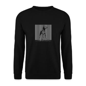 Dogo Argentino Dog Lover - Unisex Sweatshirt - black - Front - Alina (178cm) & Michal (187cm)