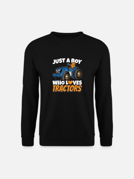 Tracteur garçon agriculteur enfant agriculteur - Sweat-shirt Unisexe - noir