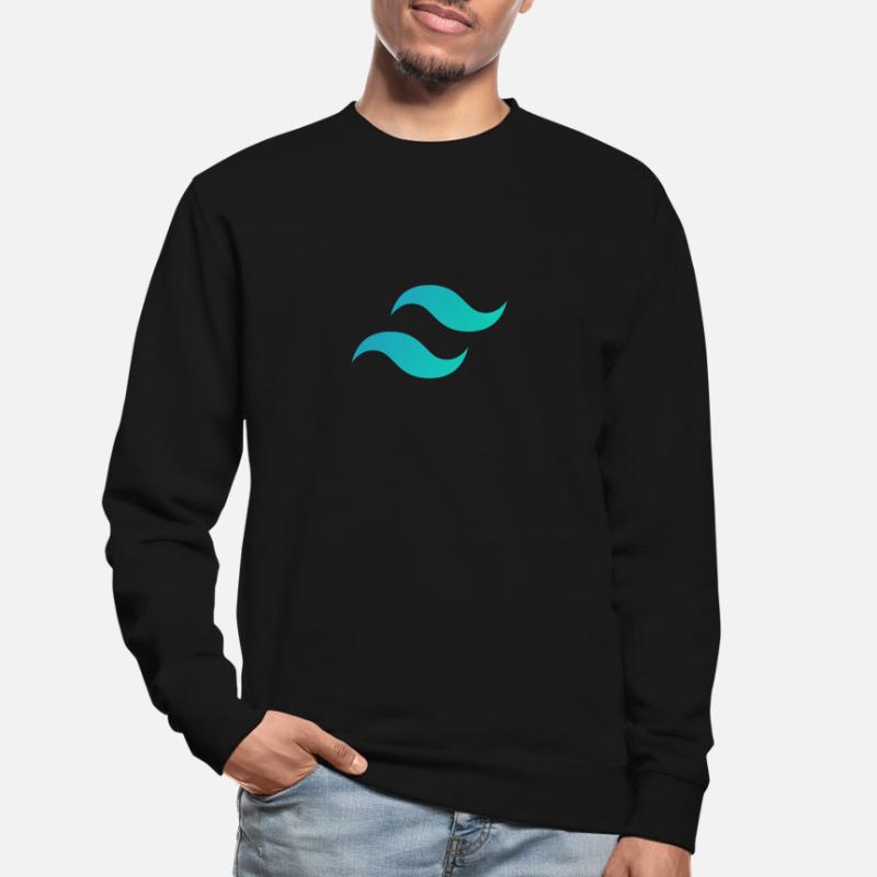 Tailwind CSS Mark - CSS Framework Programmer Coder Unisex Sweatshirt