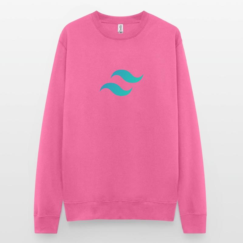 Tailwind CSS Mark - Codeur de programmeur de cadre CSS Sweat-shirt Unisexe