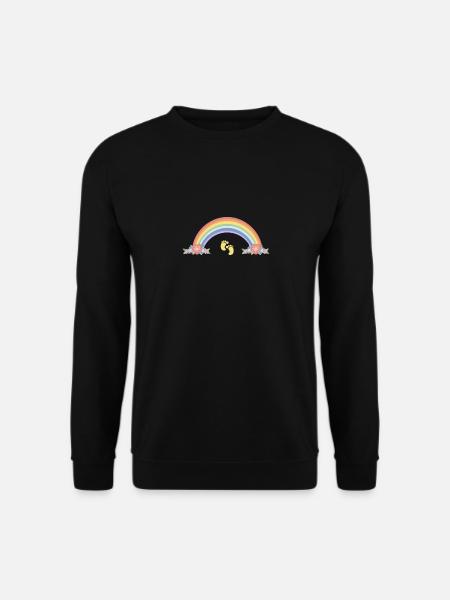 Regenbogen Baby Mama - Unisex Pullover - Schwarz