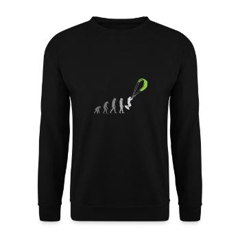 kite kitesurfer kitesurf kite kitesurf - Sweat-shirt Unisexe - noir - Devant - Alina (178cm) & Michal (187cm)