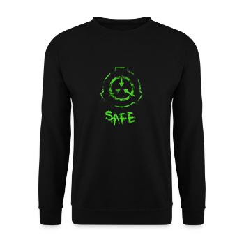 SCP Foundation- Safe - Unisex Sweatshirt - black - Front - Alina (178cm) & Michal (187cm)