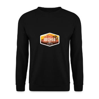 Joshua Tree National Park - Unisex Pullover - Schwarz - Vorne - Alina (178cm) & Michal (187cm)