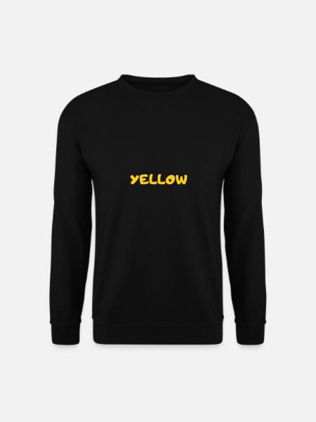 Jaune - Sweat-shirt Unisexe - noir