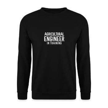 Ingénieur agricole en formation - Sweat-shirt Unisexe - noir - Devant - Alina (178cm) & Michal (187cm)