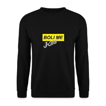 boli me kita2 - Sweat-shirt Unisexe - noir - Devant - Alina (178cm) & Michal (187cm)