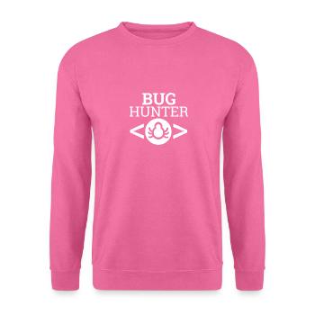 « Bug Hunter » | Informatique, programmeurs - Sweat-shirt Unisexe - rose - Devant
