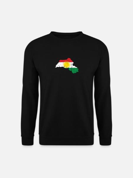 Her Biji Kurdistan - Kurdish gift with Kurdistan - Unisex Sweatshirt - black