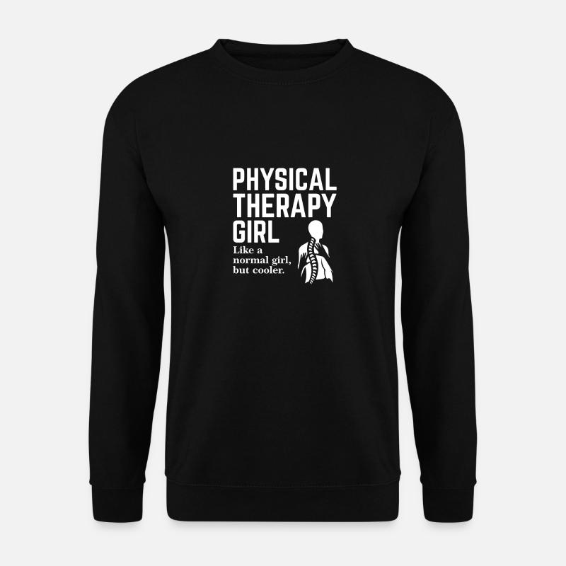 Physiotherapie-Mädchen - Unisex Pullover - Schwarz