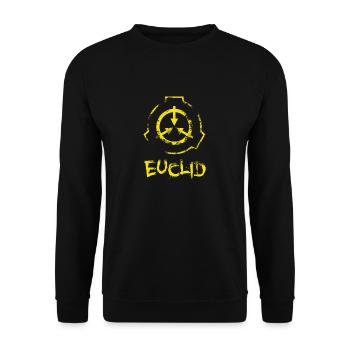 SCP Euclid symbol - Unisex Sweatshirt - black - Front - Alina (178cm) & Michal (187cm)