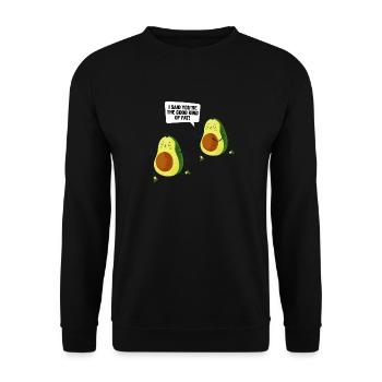J'ai dit que tu étais le bon genre de Fat Guacamole Fun G - Sweat-shirt Unisexe - noir - Devant - Alina (178cm) & Michal (187cm)