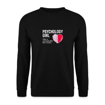 Psychologie Fille - Sweat-shirt Unisexe - noir - Devant - Alina (178cm) & Michal (187cm)