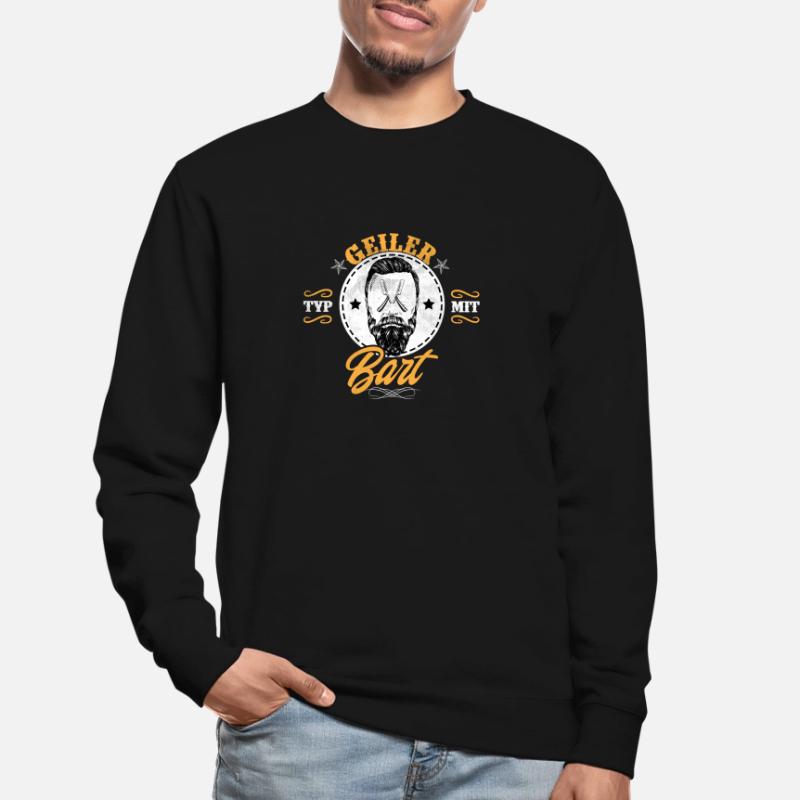 Geiler Typ Mit Bart Barbier Vollbart - Geschenk Unisex Pullover