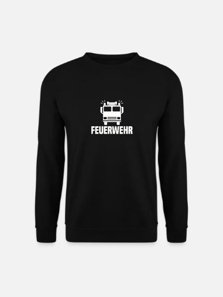 Feuerwehr Auto - Unisex Pullover - Schwarz