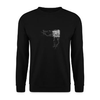 Programmierer CPU Nerd Computerprogrammierer - Unisex Pullover - Schwarz - Vorne - Alina (178cm) & Michal (187cm)