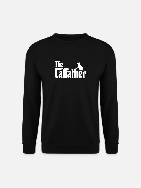 Le Catfather - Sweat-shirt Unisexe - noir