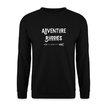 Amis d'aventure (à gauche) - Sweat-shirt Unisexe - noir - Devant - Alina (178cm) & Michal (187cm)