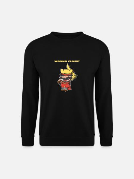 Wanna Clash Arena Royale Clans König - Unisex Pullover - Schwarz