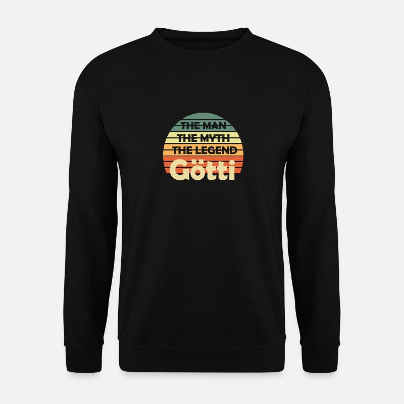 ti Firmgötti Taufgötti Göti Geschenkidee - Unisex Pullover - Schwarz