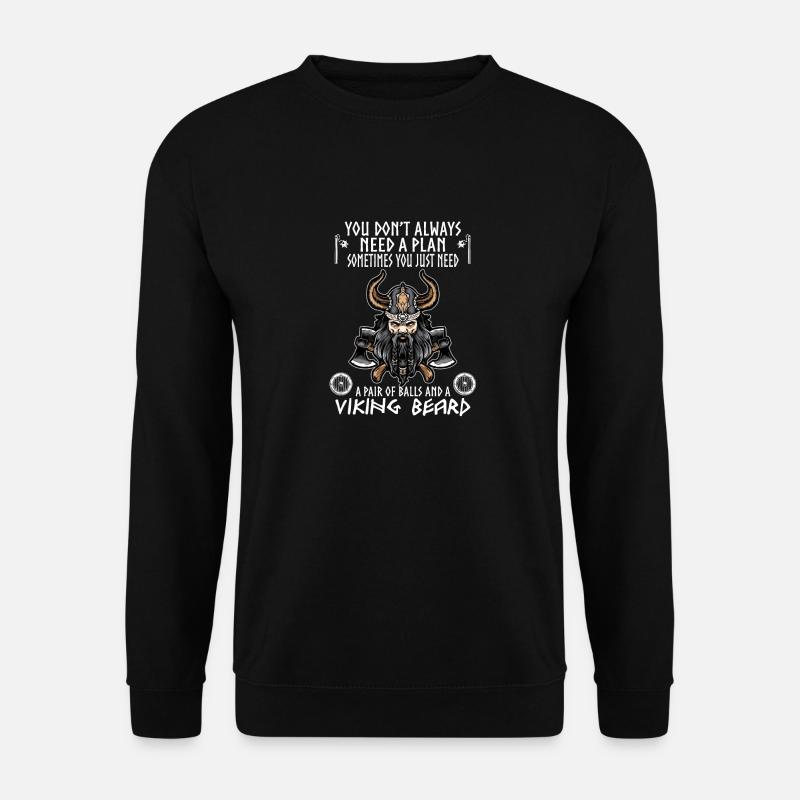 vikings - Unisex Sweatshirt - black
