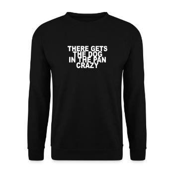 Lustig Deutsch Englisch Denglisch Spruch Geschenk - Unisex Pullover - Schwarz - Vorne - Alina (178cm) & Michal (187cm)