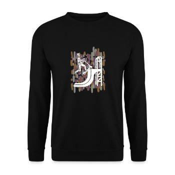 Scoot 2 Street Freestyle Roller - Unisex Pullover - Schwarz - Vorne - Alina (178cm) & Michal (187cm)