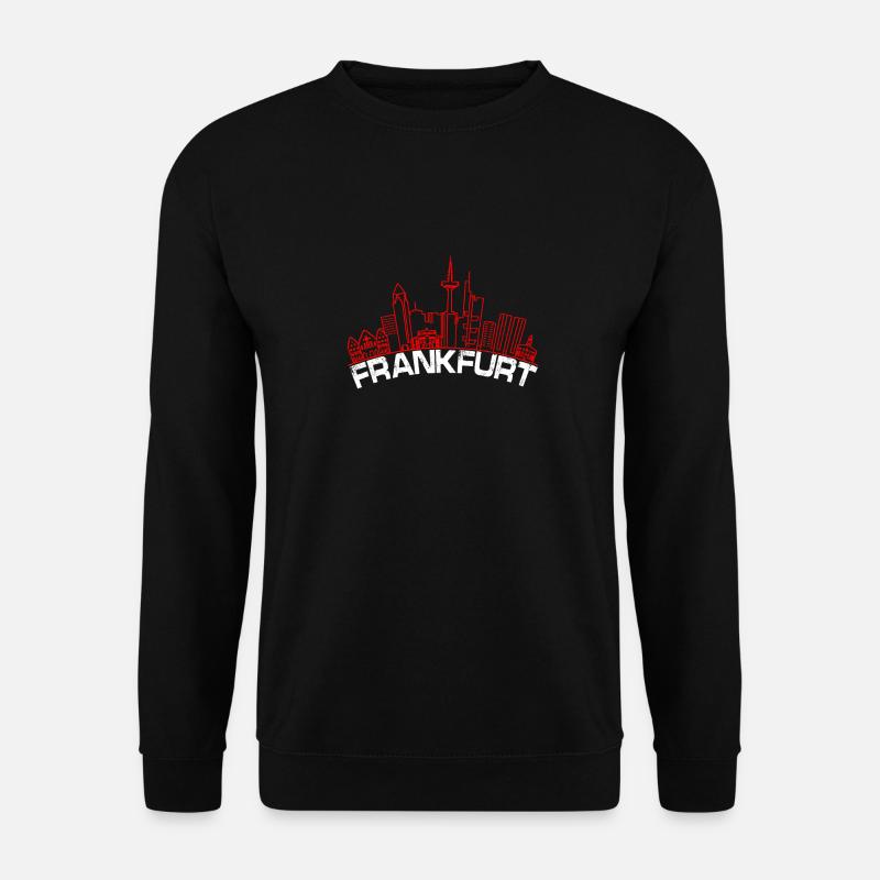 Frankfurt Skyline - Unisex Pullover - Schwarz