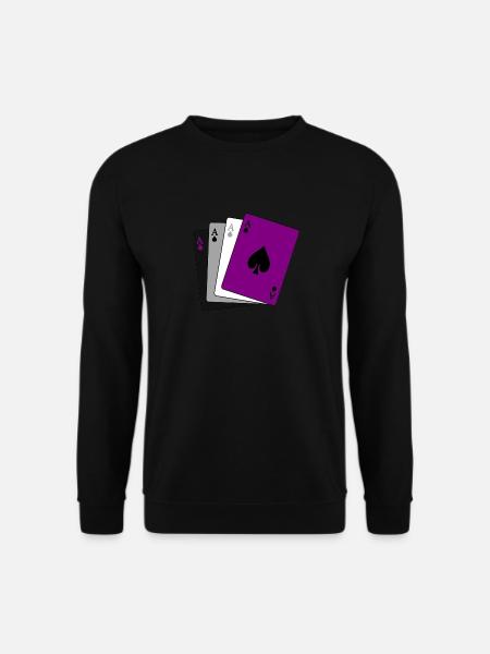 Asexquality LGBTQIA Asexual Cards I've Got An Ace - Unisex Sweatshirt - black