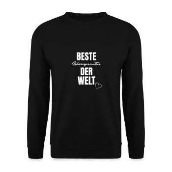 Meilleure belle-mère du monde - Sweat-shirt Unisexe - noir - Devant - Alina (178cm) & Michal (187cm)