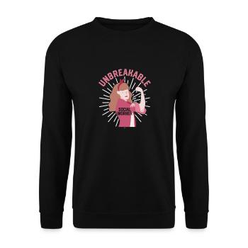Unbreakable Social Workers - Unisex Sweatshirt - black - Front - Alina (178cm) & Michal (187cm)