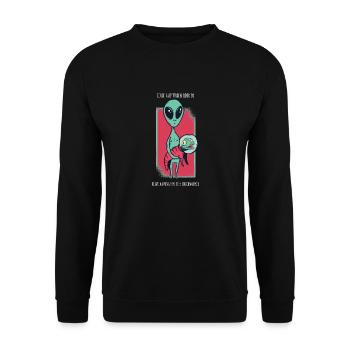 Sys Admin Programmierer Informatiker EXE Ausführen - Unisex Pullover - Schwarz - Vorne - Alina (178cm) & Michal (187cm)