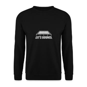 Entraînement au trampoline | Cadeau de passe-temps de sport Jumpstyle - Sweat-shirt Unisexe - noir - Devant - Alina (178cm) & Michal (187cm)