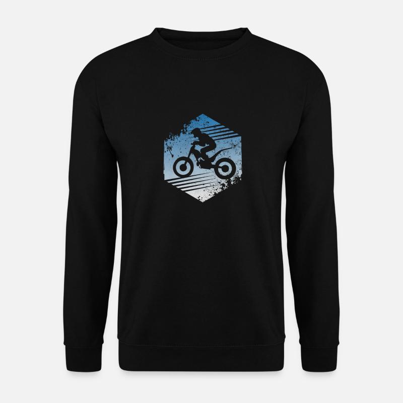 Trial Bike - Unisex Pullover - Schwarz