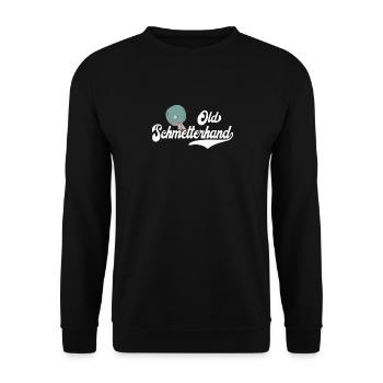Tischtennisspieler Tischtennis Sprüche Geschenk - Unisex Pullover - Schwarz - Vorne - Alina (178cm) & Michal (187cm)