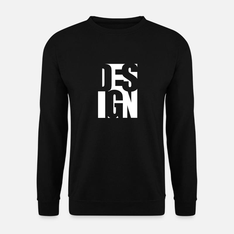 Cooles Design - Unisex Pullover - Schwarz
