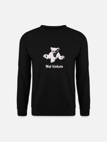 Berliner Bär Eisbär Wat KieksteBerlin Hauptstadt - Unisex Pullover - Schwarz