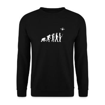 Quadcopter Drone Drone Fpv Evolution - Sweat-shirt Unisexe - noir - Devant - Alina (178cm) & Michal (187cm)