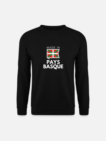 Made in Basque Country - Unisex Sweatshirt - black