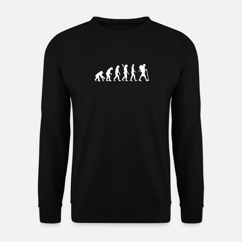 Hiker Evolution - Unisex Sweatshirt - black