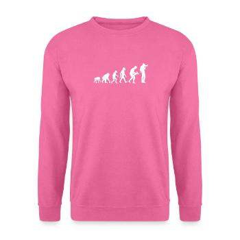 Evolution Of Photographer Funny Photography - Unisex Pullover - Pink - Vorne