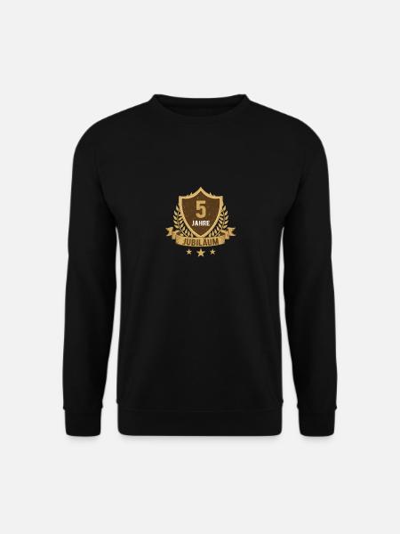 5 Jahre Jubiläum Firmenjubiläum Mitarbeiter - Unisex Pullover - Schwarz
