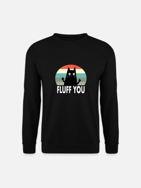 Doucement, chat, chat - Sweat-shirt Unisexe - noir