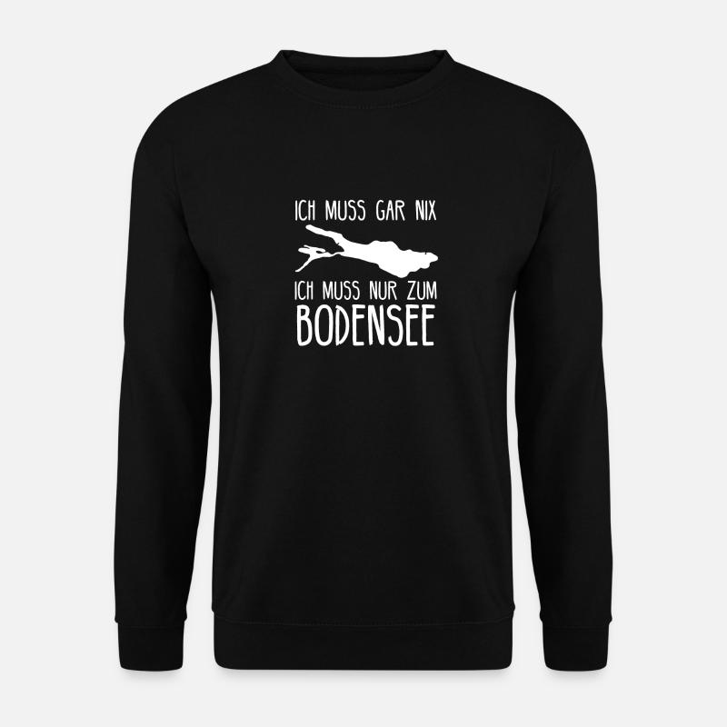 Bodensee See Kontanz Süddeutschland Geschenkidee - Unisex Pullover - Schwarz
