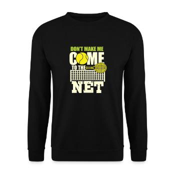 Tennis Raquettes de tennis tennis balle de tennis tennis - Sweat-shirt Unisexe - noir - Devant - Alina (178cm) & Michal (187cm)
